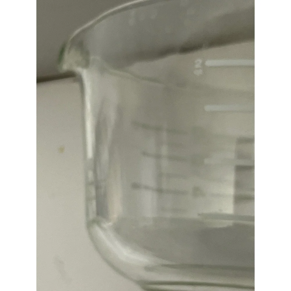 Large 8 Cup 2 Quart Clear Glass Measuring Cup with Handle and Spout Heavy Duty